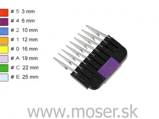 Moser 1247-7810 6mm nádstavec s kovovými zubami